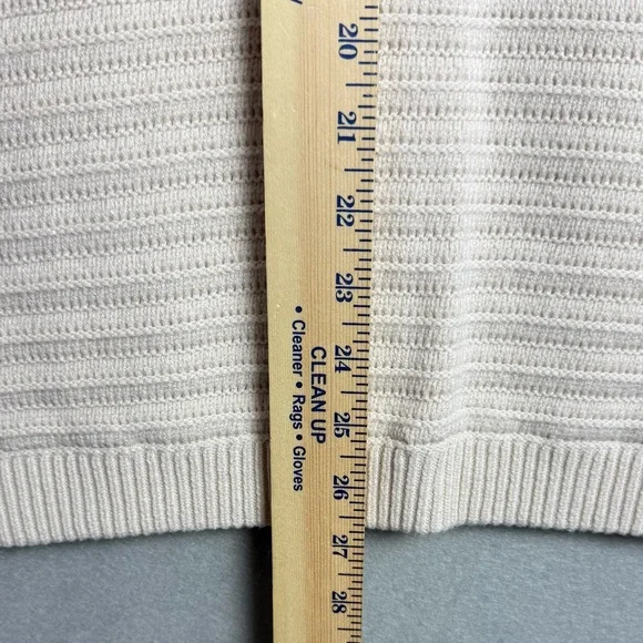 Sanctuary Women’s Pointelle Knitted Jacket Button Up Sweater in Oat size XXL - Picture 10 of 10